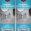 Volden Mastic silicone acétoxy translucide cuisine et salle de bains vendu par 2