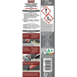 Rubson Mastic, Cartouche Joint Et Silicone-Mastic silicone gris sols et terrasses - cartouche de 280 ml