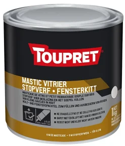 Toupret Mastic vitrier blanc pot 1 kg