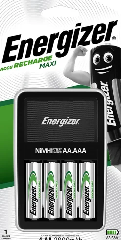 Energizer Maxi chargeur + 4 aa 2000mah
