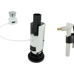 Nicoll Mécanisme De Chasse D'Eau-Mécanisme double volume à câble et robinet flotteur -