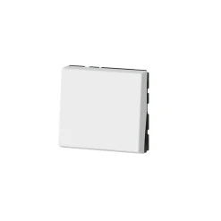 Legrand Mécanisme poussoir Mosaïc blanc, 2 modules
