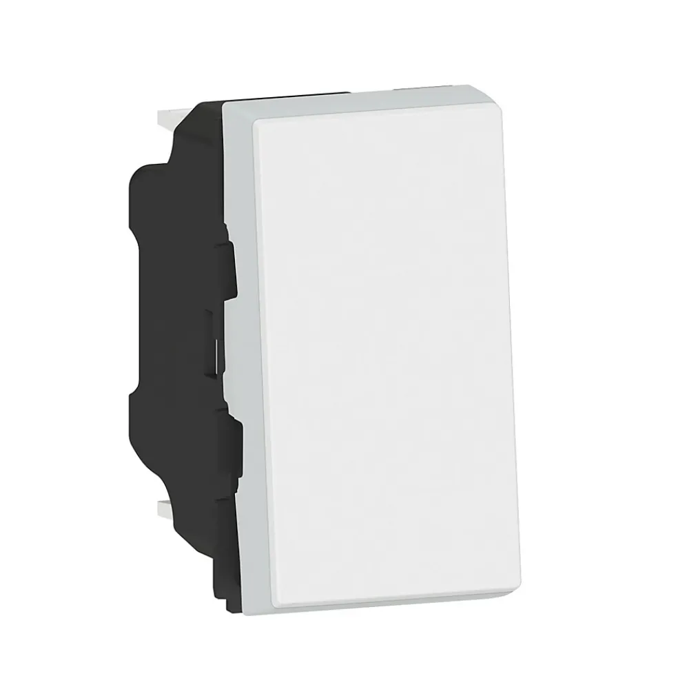 Legrand Interrupteur Encastrable-Mécanisme poussoir Mosaïc blanc