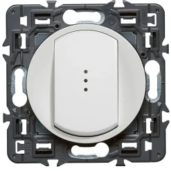 Legrand Interrupteur Encastrable-Mécanisme poussoir lumineux Céliane 6A blanc
