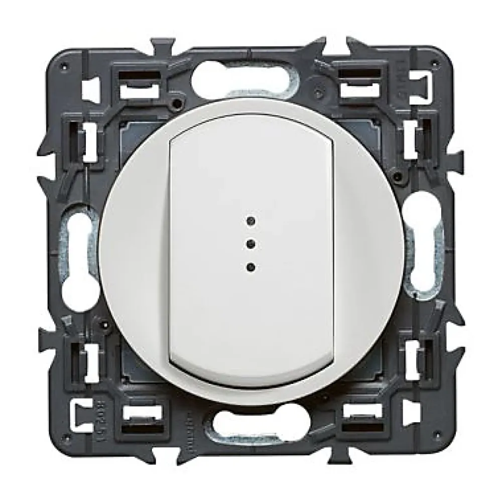 Legrand Interrupteur Encastrable-Mécanisme poussoir lumineux Céliane 6A blanc