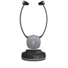 Meliconi - Casque TV EASY AUDIO - sans fil avec station d'accueil et de charge - Autonomie 15h - Portée 20m