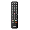 Meliconi - Télécommande universelle EASYTEL 4 pour 4 appareils TV, SAT, TNT, DVD, BOX - 100% fonctions d'origine - Touche Netflix