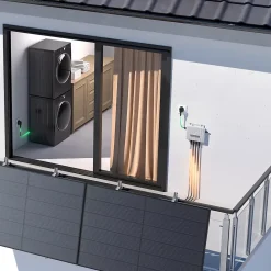 EcoFlow Onduleur Et Raccordement Pour Panneau Solaire|Station Électrique-Micro-onduleur avec câble AC Stream