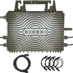 Sossen Micro-onduleur 1000W Wifi + Câble + Rallonges
