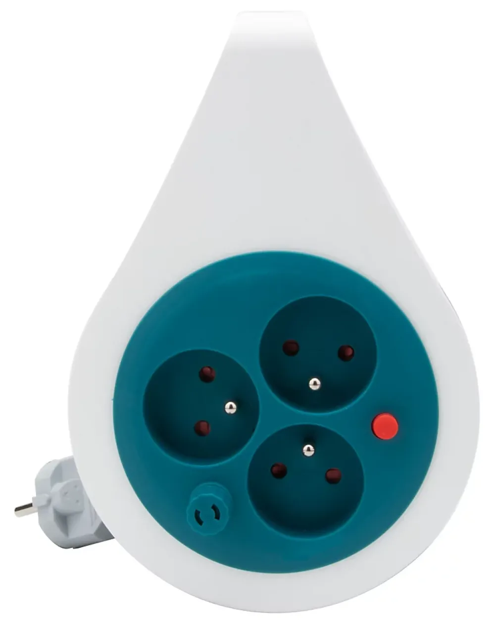 Zenitech Enrouleur Électrique-Min enrouleur 3X16A HO5VVF 3G1 turquoise, 7 m