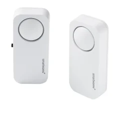 Smartwares Mini alarme à 2 détecteurs de bris de vitre + sirène