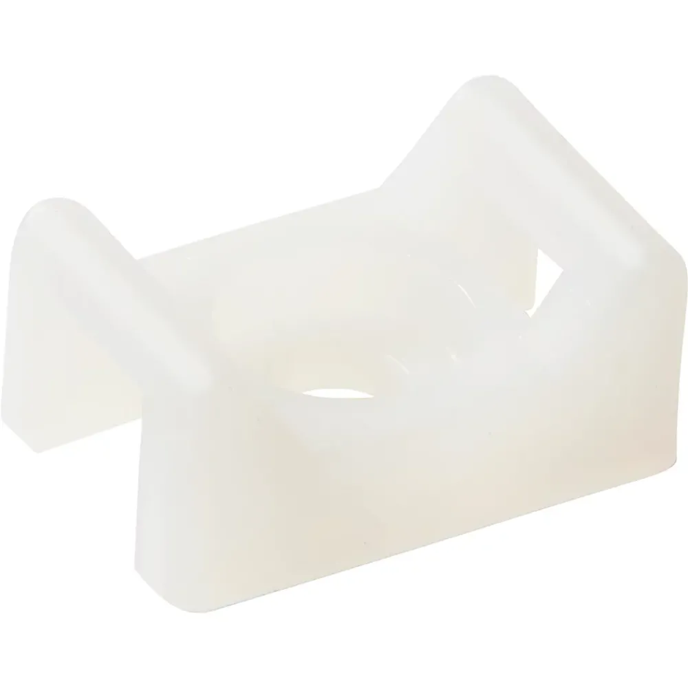 Diall Fixation Et Raccordement Du Câble-25 mini embase à visser pour cavaliers de serrage de 4,8 mm transparent