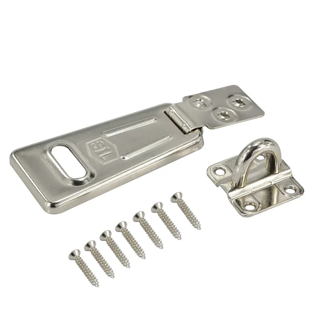 Smith & Locke Moraillon et cadenas en acier galvanisé Moraillon 90mm