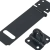 Smith & Locke Loquet, Targette Et Moraillon De Porte-Moraillon et demi-anneau Noir 120 mm