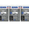 Semin Colle Carrelage-Mortier Colle Polyvalent pour Carrelage Kedoflex Gris , Intérieur/Extérieur, sac de 25 kg, lot de 3