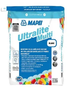 Mapei Mortier colle ULTRALITE MULTI - Gris - sac de 15kg