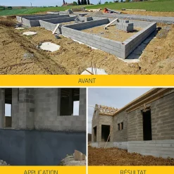 Sika Etanchéité Des Fondations-Mortier d'imperméabilisation enduit fondation 25kg