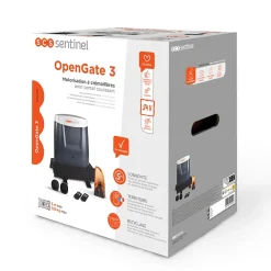 SCS Sentinel Motorisation De Portail-Motorisation à crémaillères OpenGate3 pour portail coulissant