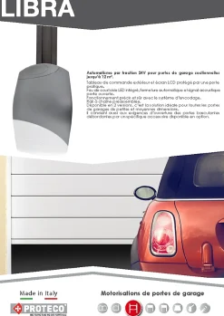 Proteco Motorisation de porte de garage sectionnelle et basculante - 700 N - LIBRA by - 1513