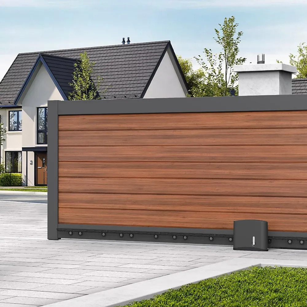 Avidsen Motorisation et visiophone connecté pour portail coulissant de 4 m