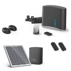 Avidsen Motorisation solaire pour portail coulissant Zenia SE + 2 télécommandes supplémantaires (3 en tout) -