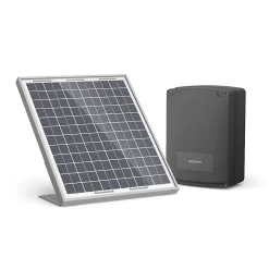 Avidsen Motorisation solaire pour portail coulissant Zenia SE + 2 télécommandes supplémantaires (3 en tout) -