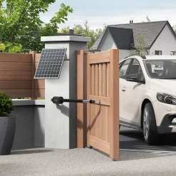 Avidsen Motorisation De Portail-Motorisation télescopique solaire pour portail à battants - Styrka 310