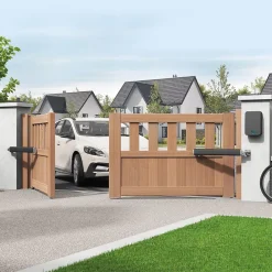 Avidsen Motorisation à vérins connectée Teha SE pour portail battant