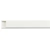 Moulure, Goulotte Et Plinthe-Moulure électrique blanc PVC pour passage de câbles et fils en saillie 30 x 10 mm