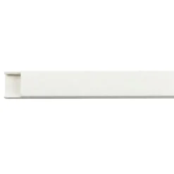Moulure, Goulotte Et Plinthe-Moulure électrique blanc PVC pour passage de câbles et fils en saillie 30 x 10 mm