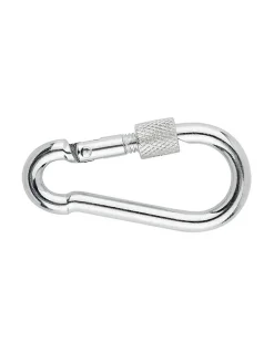 Vis Express Accessoire De Corde, Câble Et Chaîne-Mousqueton de sécurité Diamètre Câble 18 Acier zingué - 1 pièce