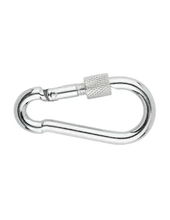 Vis Express Mousqueton de sécurité Diamètre Câble 20 Acier zingué - 5 pièces