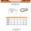 Vis Express Accessoire De Corde, Câble Et Chaîne-Mousqueton Inox A4 Diamètre 6 - 20 pièces