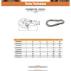 Vis Express Accessoire De Corde, Câble Et Chaîne-Mousqueton Inox A4 Diamètre 6 - 5 pièces
