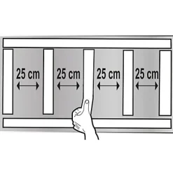CQFD Tôle-Mousse adhésive double face extérieure (spécial tôles) 19 mm x 6 m