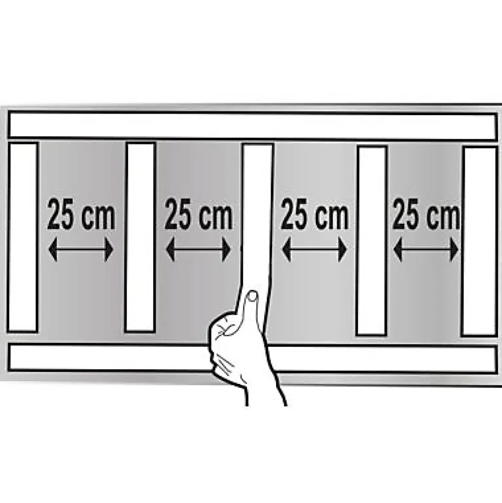 CQFD Tôle-Mousse adhésive double face extérieure (spécial tôles) 19 mm x 6 m