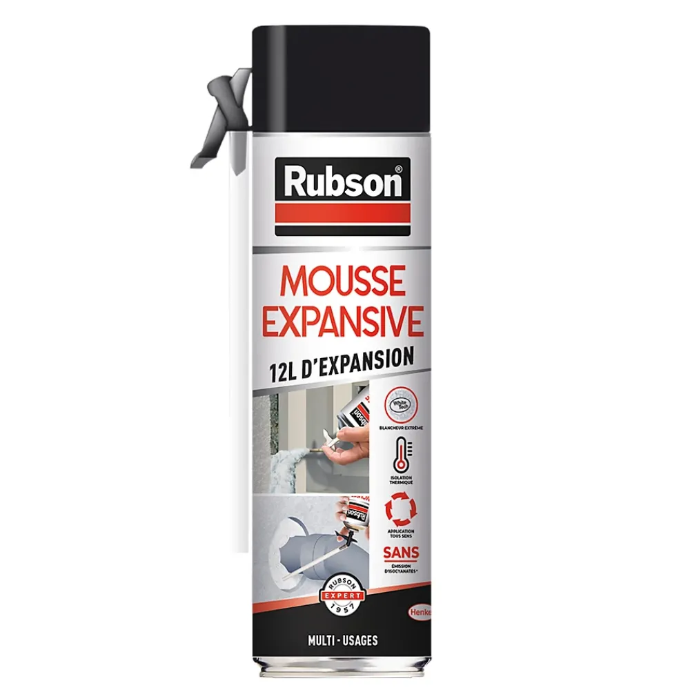 Rubson Mousse expansive aérosol multi-usages 12L