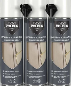 Volden 3 mousses expansives en lot 500ML