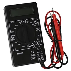 Multimètre-Multimètre digital ampères, volts, ohms M830A 19CAL
