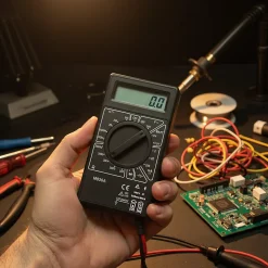Multimètre-Multimètre digital ampères, volts, ohms M830A 19CAL