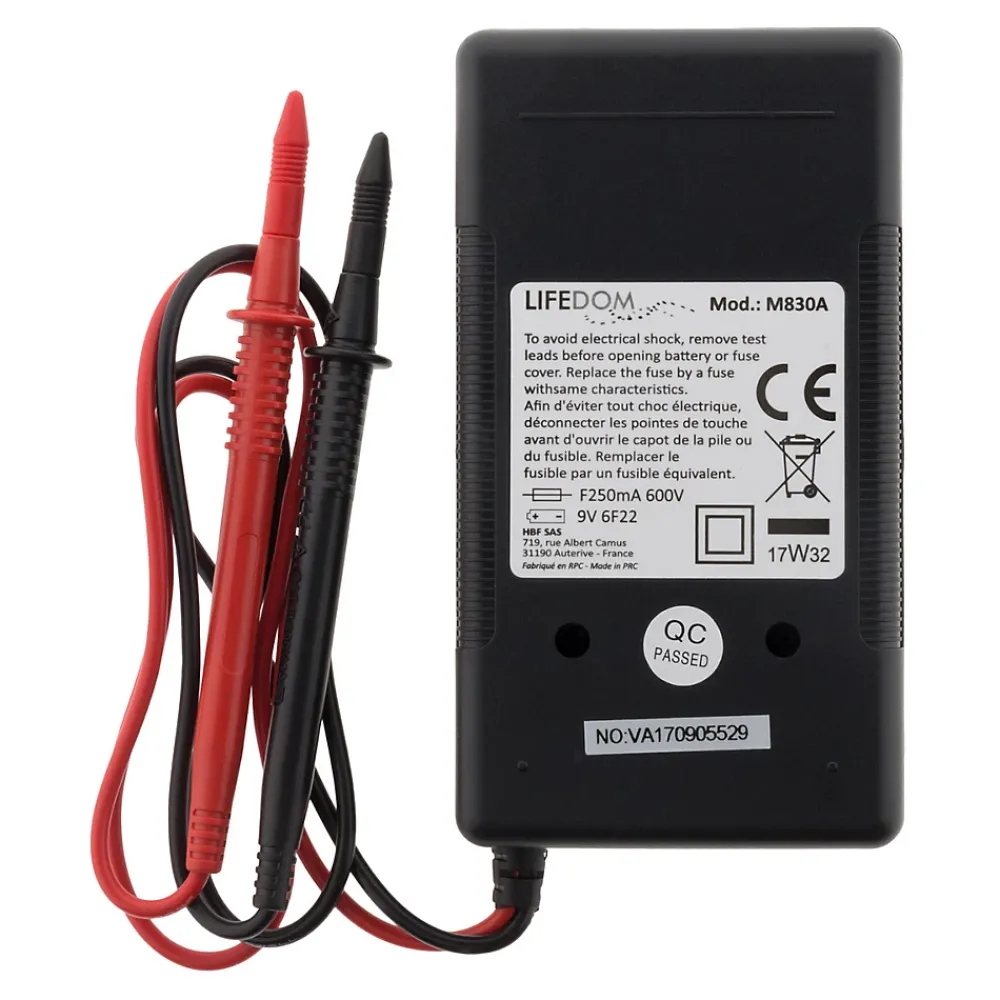 Zenitech Multimètre-Multimètre digital 19 calibres -