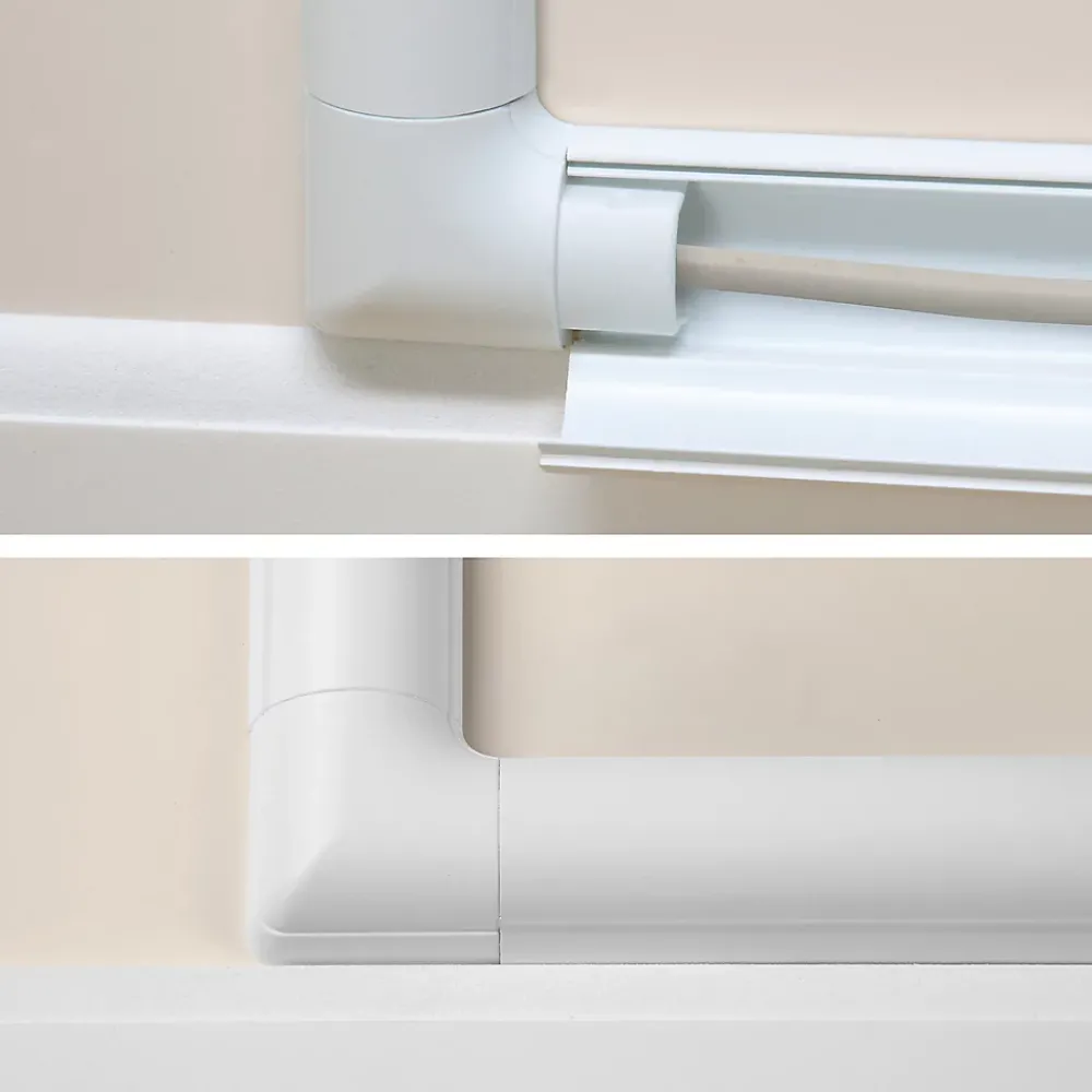 D-Line Moulure, Goulotte Et Plinthe-Multi-pack d'accessoires pour goulotte blanc 30 x 15 mm