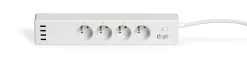 Konyks Multiprise-Multiprise connectée Wi-Fi 4 prises 220V + 4 USB 1.8m