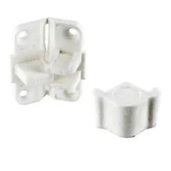Diall Ferrure-Multiprise d'assemblage polyvalent blanc