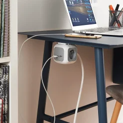 Diall Multiprise 4 prises CUBE & USB 3m