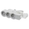 Legrand Multiprise-Multiprise 3 prises blanc et gris 3 m