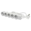 Legrand Multiprise-Multiprise 5 prises blanc et gris 3 m