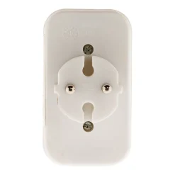 Zenitech Multiprise-Multiprise 4 prises pour façade 4x6A - Blanc -
