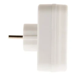 Zenitech Multiprise-Multiprise 4 prises pour façade 4x6A - Blanc -
