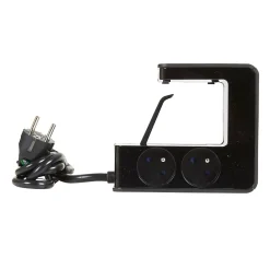 Legrand Multiprise-Multiprise 4 prises + 2 USB-A noir 1.5 m